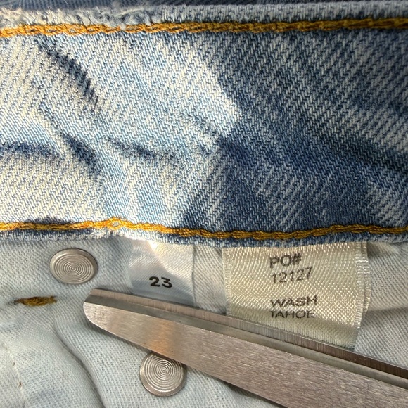 Reformation Tahoe 23 Light Blue Straight Leg Jeans - Picture 5 of 5